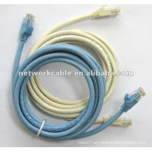 BC / CCA conductor Cat6 cable cable de puente cable de puente ethernet